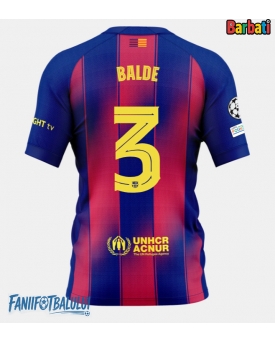 Barcelona Alejandro Balde #3 Tricou Fotbal Replică 2025-26 Barbati Acasa